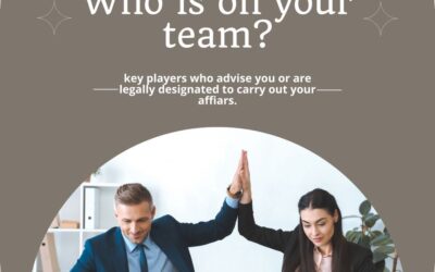 Who Is Part of Your Professional Team?